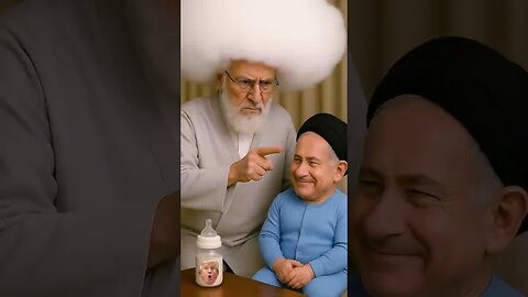 Netanyahu Steals Khamenei's Turban‍♂️