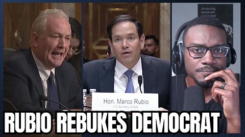 Marco Rubio Rebukes Democrat On Foreign Policy & Immigration