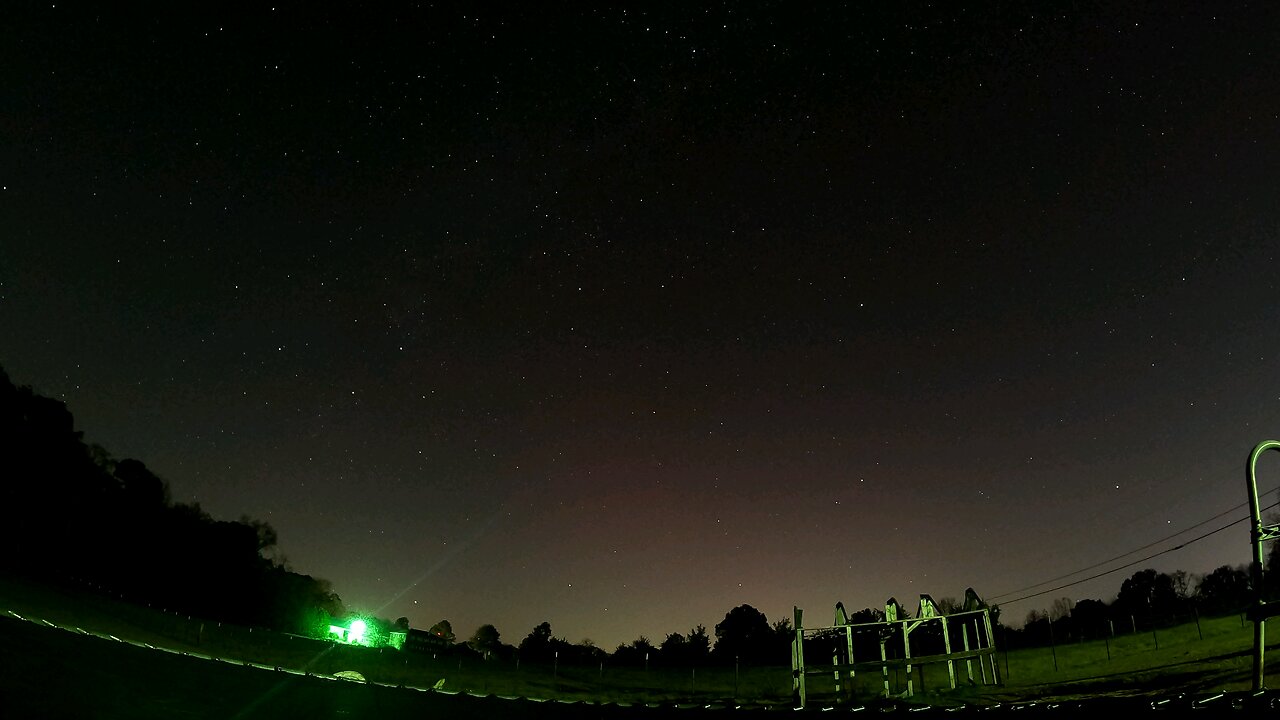 Northern lights over alabama