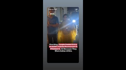 DELHI RESTAURANT INCIDENT.......