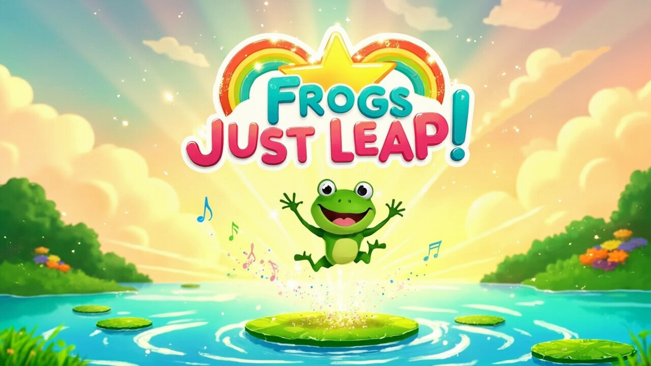 🐸 Frogs Just Leap | Courageous Kids Song About Taking Chances!