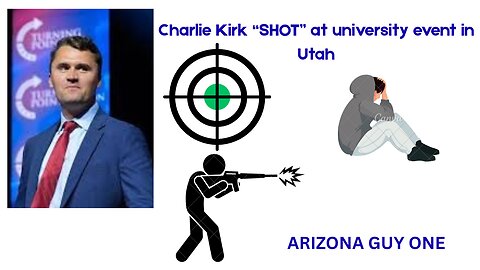 Charlie Kirk ..SHOT.. at Utah campus event; shooter at-large