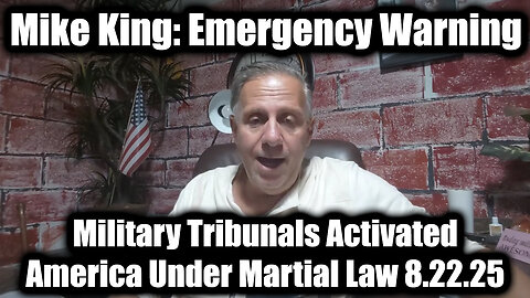 Military Tribunals Activated. 8-21-25-AT-2PM-CST-20G-EST #TRUTH