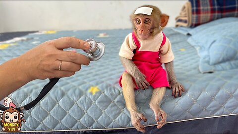 How did grandpa take care of monkey YiYi when she was sick