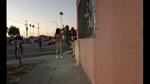 Running errands - South Los Angeles, California