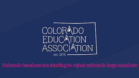 It turns out that the majority of Colorado teachers are starting to reject unions