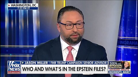 Jason Miller: Dems Palled Around With Epstein AFTER He Was A Convicted Pedo
