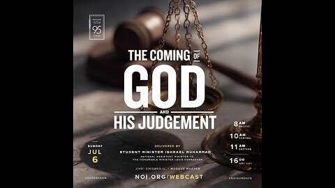 The Coming Of God and His Judgement