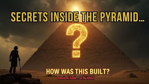 The Great Pyramid Mystery || How Did They Build It Without Technology? || Not Just a Tomb?