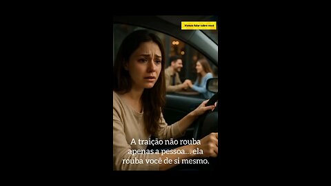 A traição é uma ferida grande que nunca cicatriza
