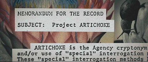 Upend It All: Project Artichoke, MK Ultra, Unlocking The Mind, Drugs & The Push To Control