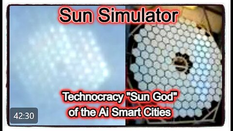 The SUN SIMULATOR: WiFi Obsolete as Technocrats Change World to LiFi... and A.I. Smart Cities