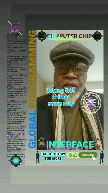 ▪︎COMPUTER CHIP INTERFACE/GLOBAL PROGRAMMING▪︎