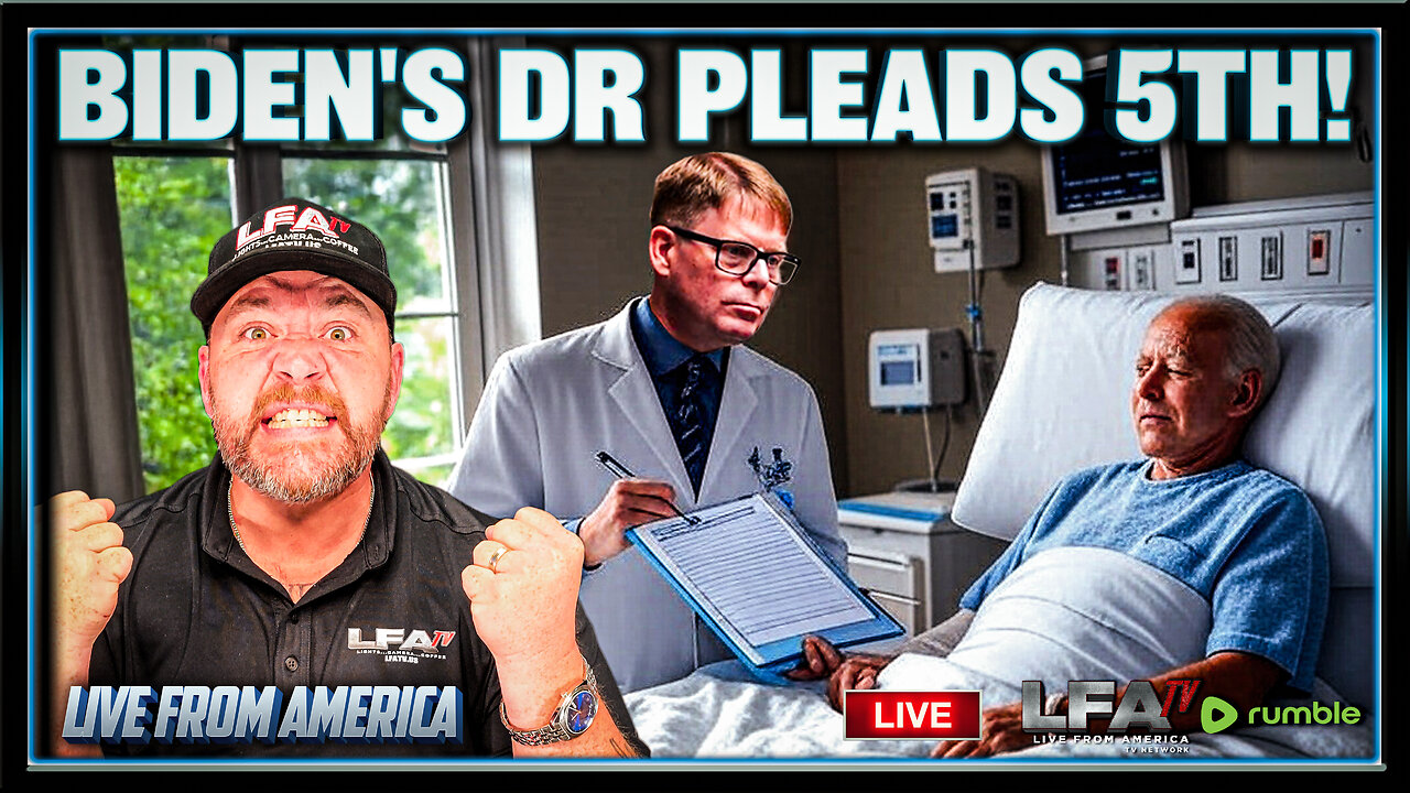 BIDEN'S DR PLEADS 5TH! | LIVE FROM AMERICA 7.10.25 11AM
