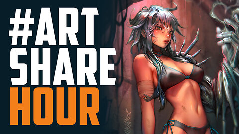 Art Share Hour Ep 80 - Inks, Pin-Ups, Comic Covers, Monsters, Ghouls & Fantasy