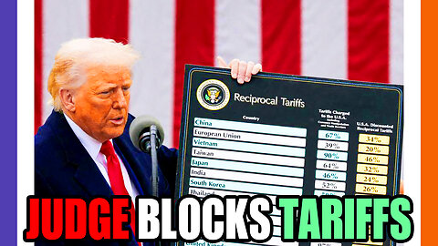 🔴LIVE: Trade Judge Blocks Trump Tariffs, Chinese Student Visas Revoked, Big Beau Bill Exposed 🟠⚪🟣