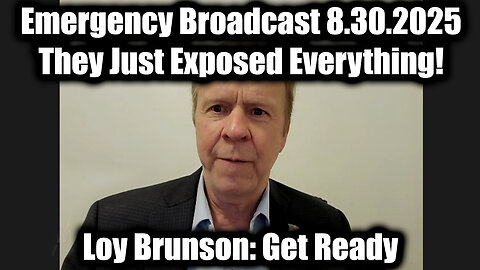 Emergency Broadcast 8.30.25 - They Just Exposed Everything!