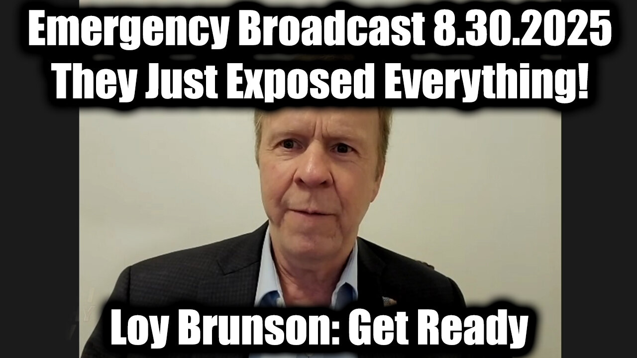 Emergency Broadcast 8.30.25 - They Just Exposed Everything!