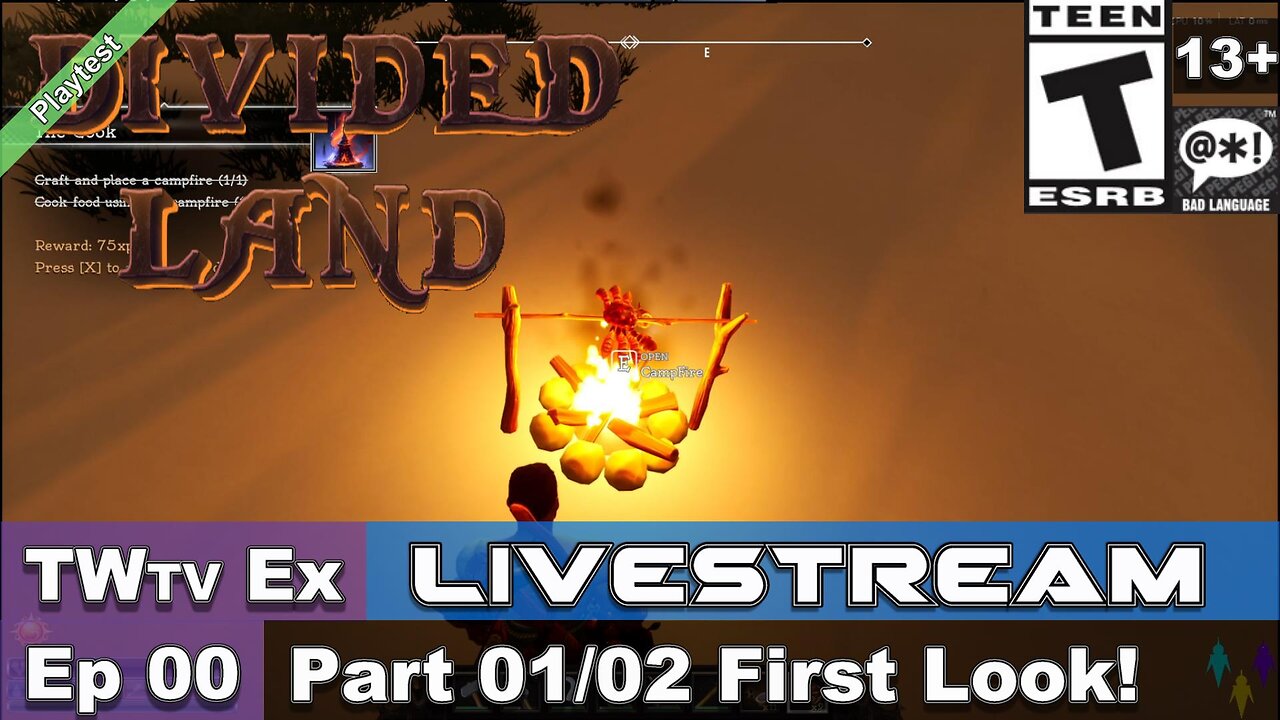 2025 Divided Land Playtest (Episode 00) Part 01/02 First Look (Ex Livestream)!