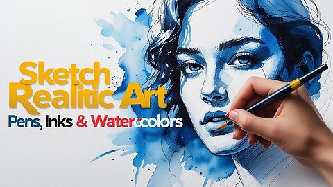 How to Sketch Realistic Art with Pens, Inks & Watercolors - Master Pens, Inks & Watercolors