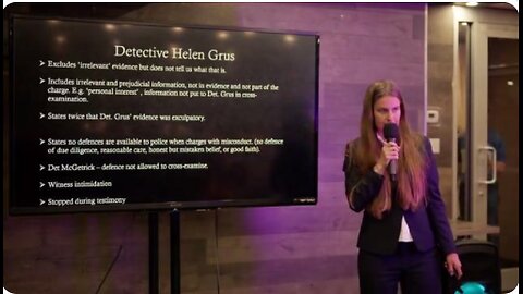 OTTAWA POLICE DETECTIVE HELEN GRUS' TESTIMONY (HOW MANY BABIES DIED DURING THE PFIZER TRIALS?)