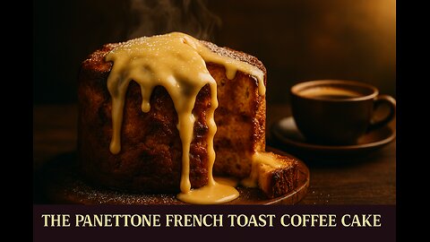 🔥 The Panettone French Toast Coffee Cake | Viral Breakfast Perfection | FlavorVille™