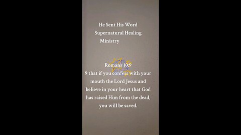 He Sent His Word-HSHW Supernatural Healing Ministry