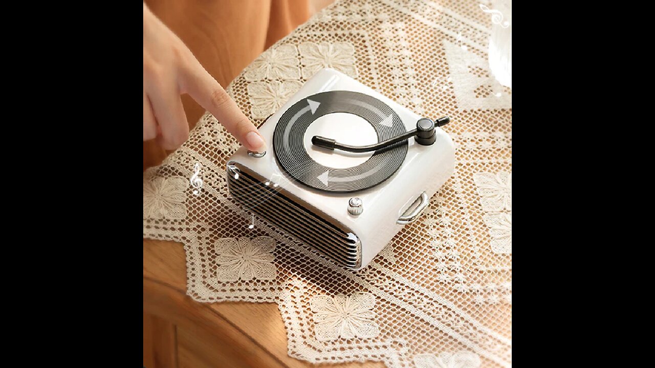 Retro Bluetooth Speaker, with FM Radio & Air Freshener, for Home & Office