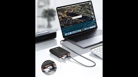 Portable 15000mAh Power Bank, with PD Fast Charging and 3 Charging Ports, for Laptop & Phone