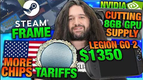 ⚡ HW News: Valve’s STEAM FRAME Leak 🎮 NVIDIA’s 94% GPU Domination 💻 Chip Tariffs & SteamOS RISING 🚀