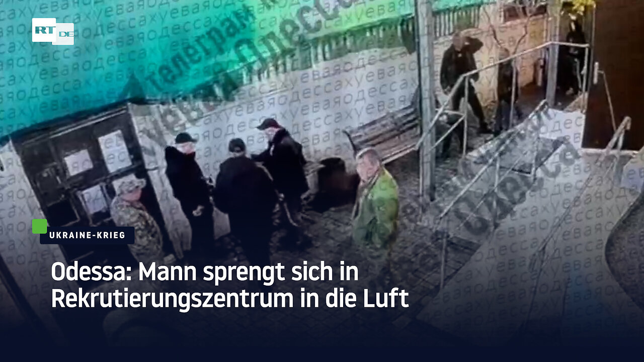 Odessa: Mann sprengt sich in Rekrutierungszentrum in die Luft