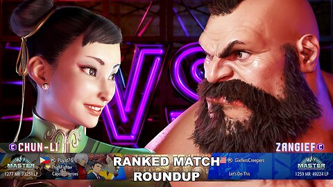 Kuya Kalbo SF6 Ranked Match Roundup. Chun Li Master Rank [Hori Fight Stick]