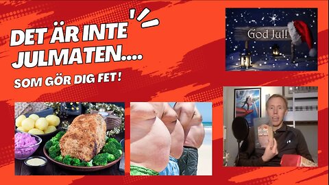Det är inte julmaten som gör dig fet