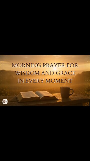 Morning Prayer for Wisdom and Grace in Every Moment