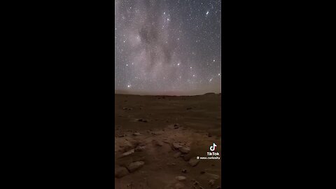🤔🤫نمای آسمان از کره مریخ