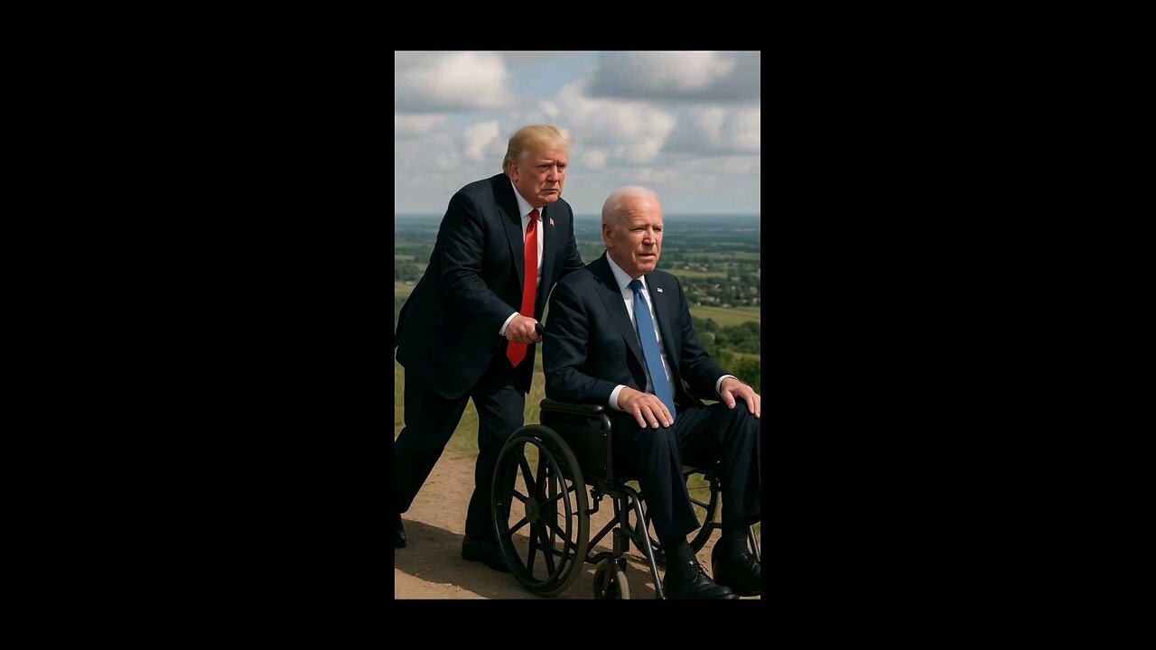 Trump Takes Biden On An Outing...