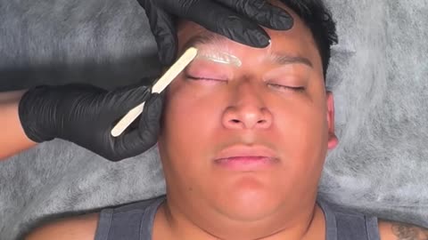 @modalityesthetics Eyebrow Waxing with Sexy Smooth Emerald Enchantment | Mint-Scented Hard Wax