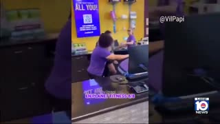 Woman at Miami Planet Fitness goes on rampage after being asked to lower her voice