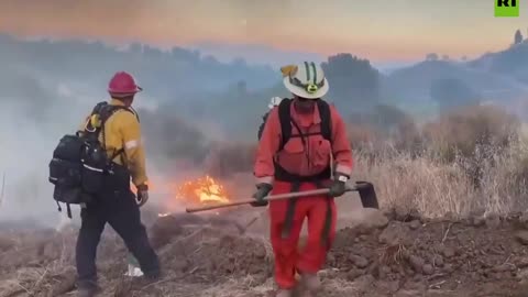 Wildfires spark up AGAIN in California