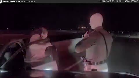 Wrong Way Drunk Driver Slams into Police Car in Oklahoma