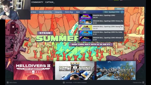 Outtake #3,179 Of The Tutorial For How To Buy The Dragon Ball Sparking! Zero Video Game On Steam