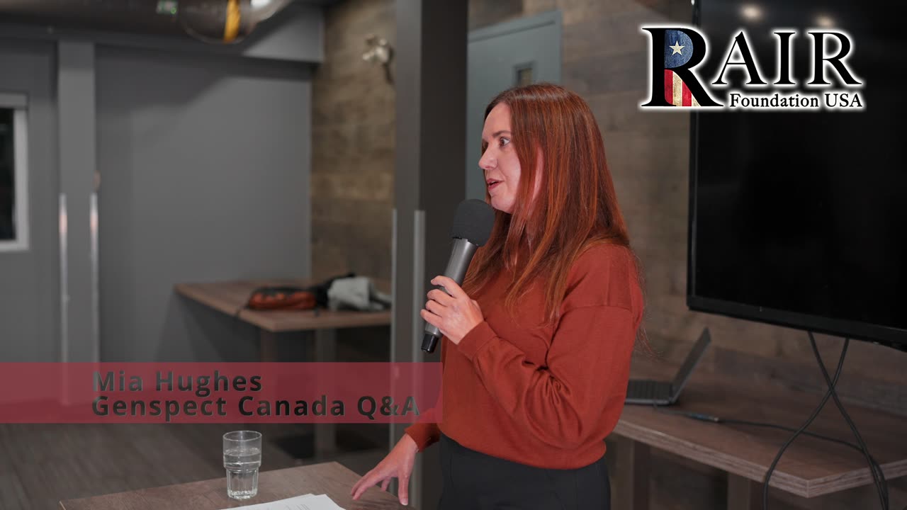 Mia Hughes Q&A Ottawa Oct. 17 2025 on Trans ideology