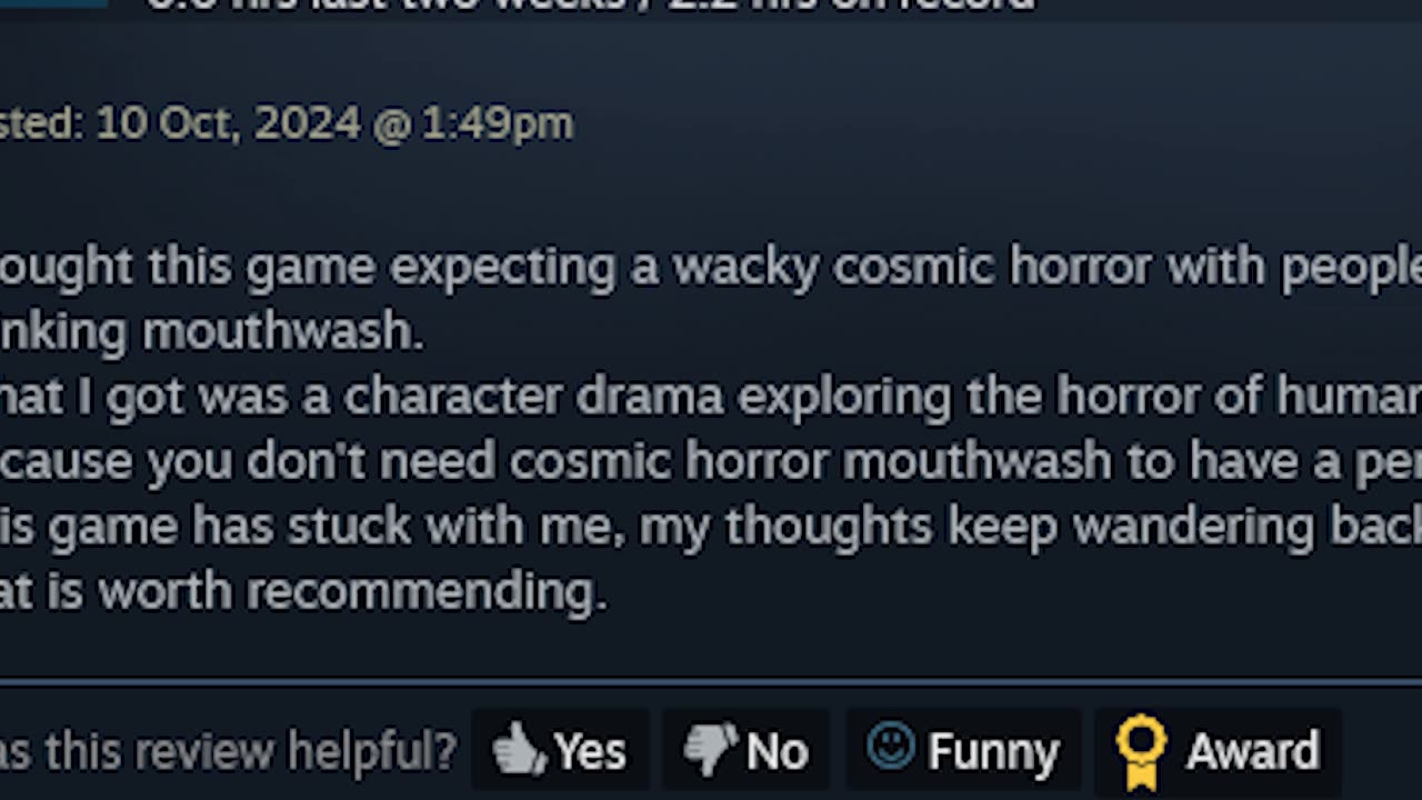 Mouthwashing Steam Review