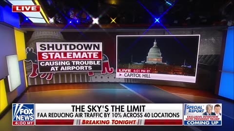 3,500 flights every day will be halted by the FAA at busy U.S. airports