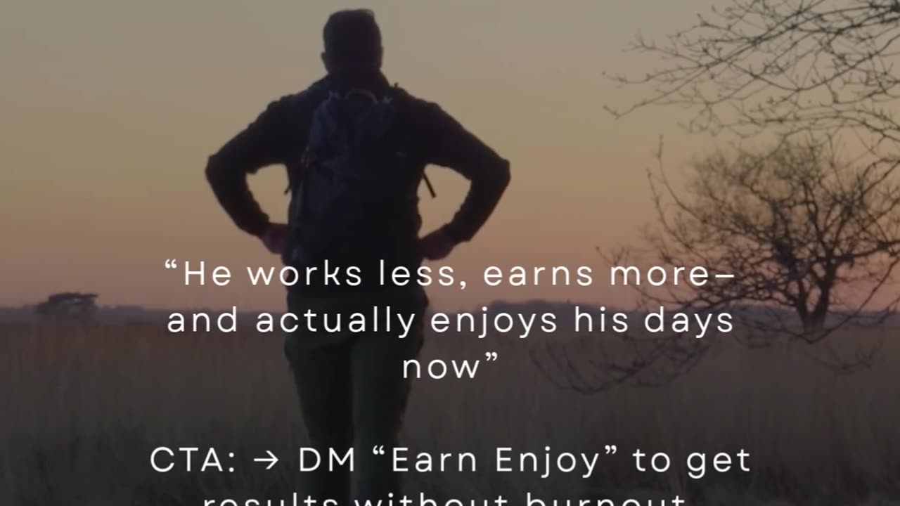 He Works Less, Earns More—And Actually Enjoys His Days Now