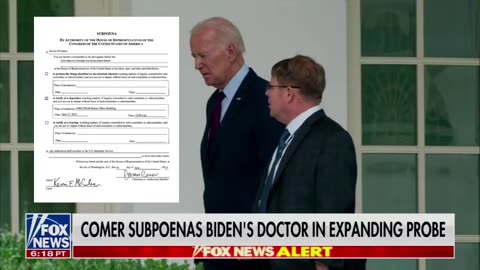 Oversight Chair James Comer has subpoenaed Biden’s doctor