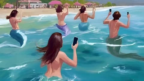 Mermaid Influencer work