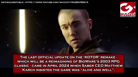 Saber Interactive CCO Tim Willits suggests the 'KOTOR' remake is still in development.