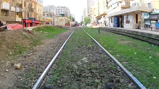 Extra footage of tram surfing in Alexandria Egypt