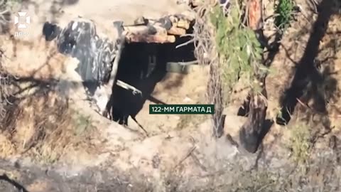 💥 Border aerial reconnaissance soldiers discovered and destroyed an enemy 122-mm